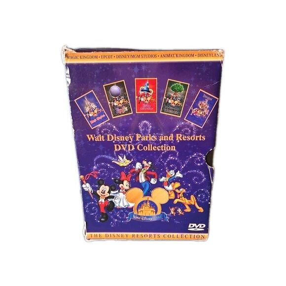 Walt Disney World Parks and Resorts DVD Coll.  5 DVD Souvenir Set A Fun Watch - Picture 1 of 16